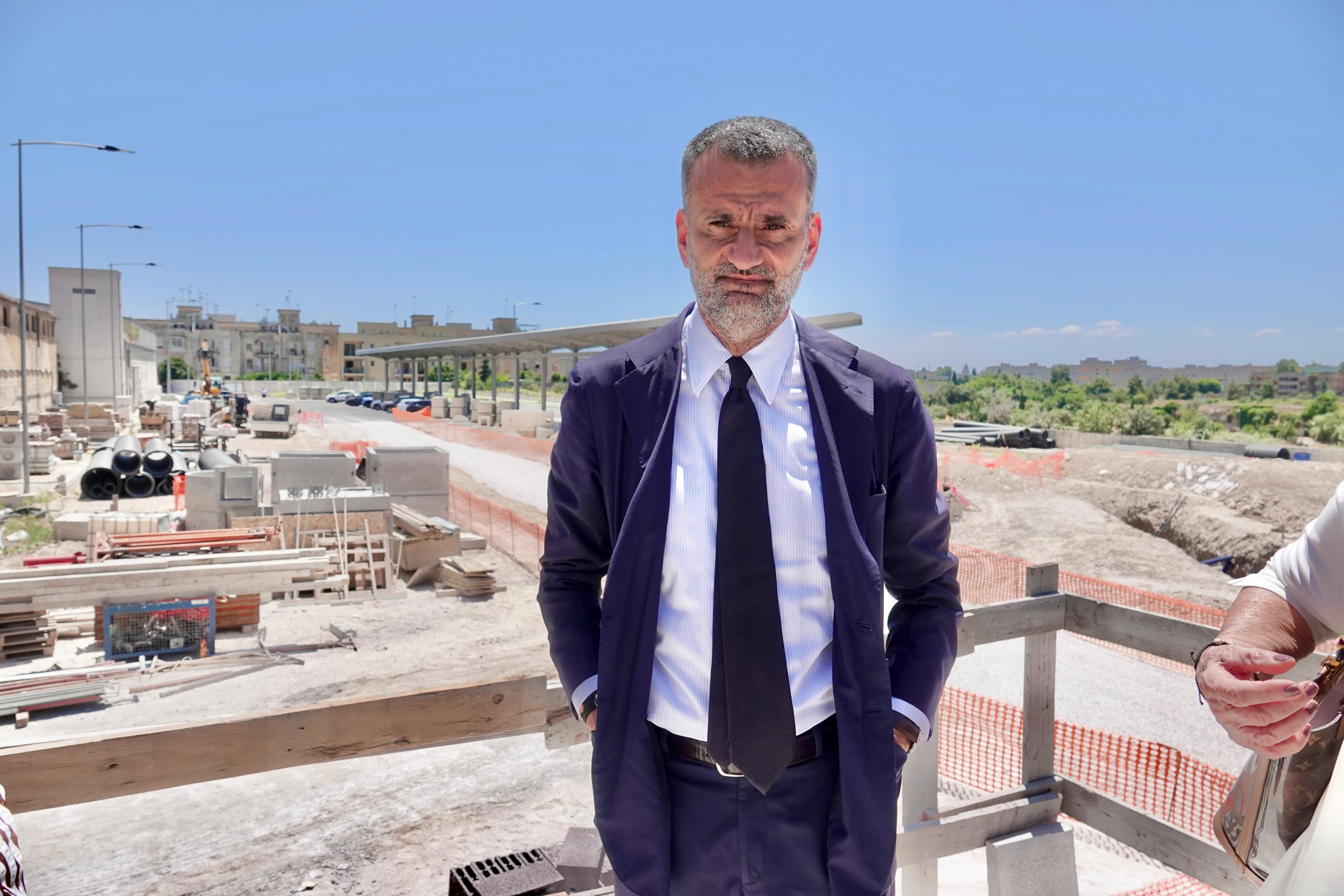 Galleria Mobilità, Decaro e Piemontese a Lecce per il sopralluogo al nuovo ingresso della stazione ferroviaria - Diapositiva 12 di 13
