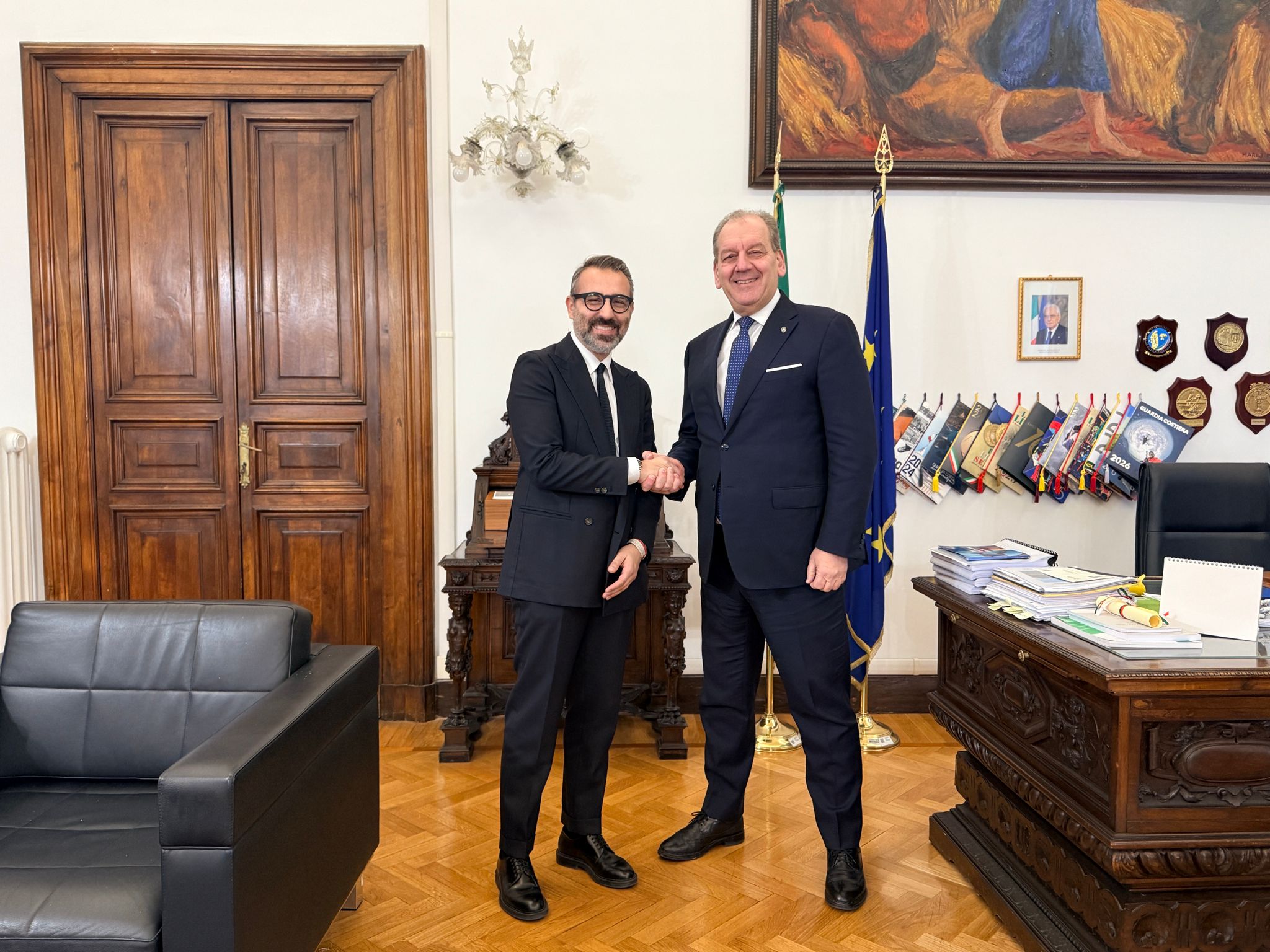 Galleria Agricoltura, l'assessore Paolicelli incontra il sottosegretario La Pietra. Confermata la presenza del Sottosegretario a Bari il 29 gennaio per EVOLIO - Diapositiva 2 di 3