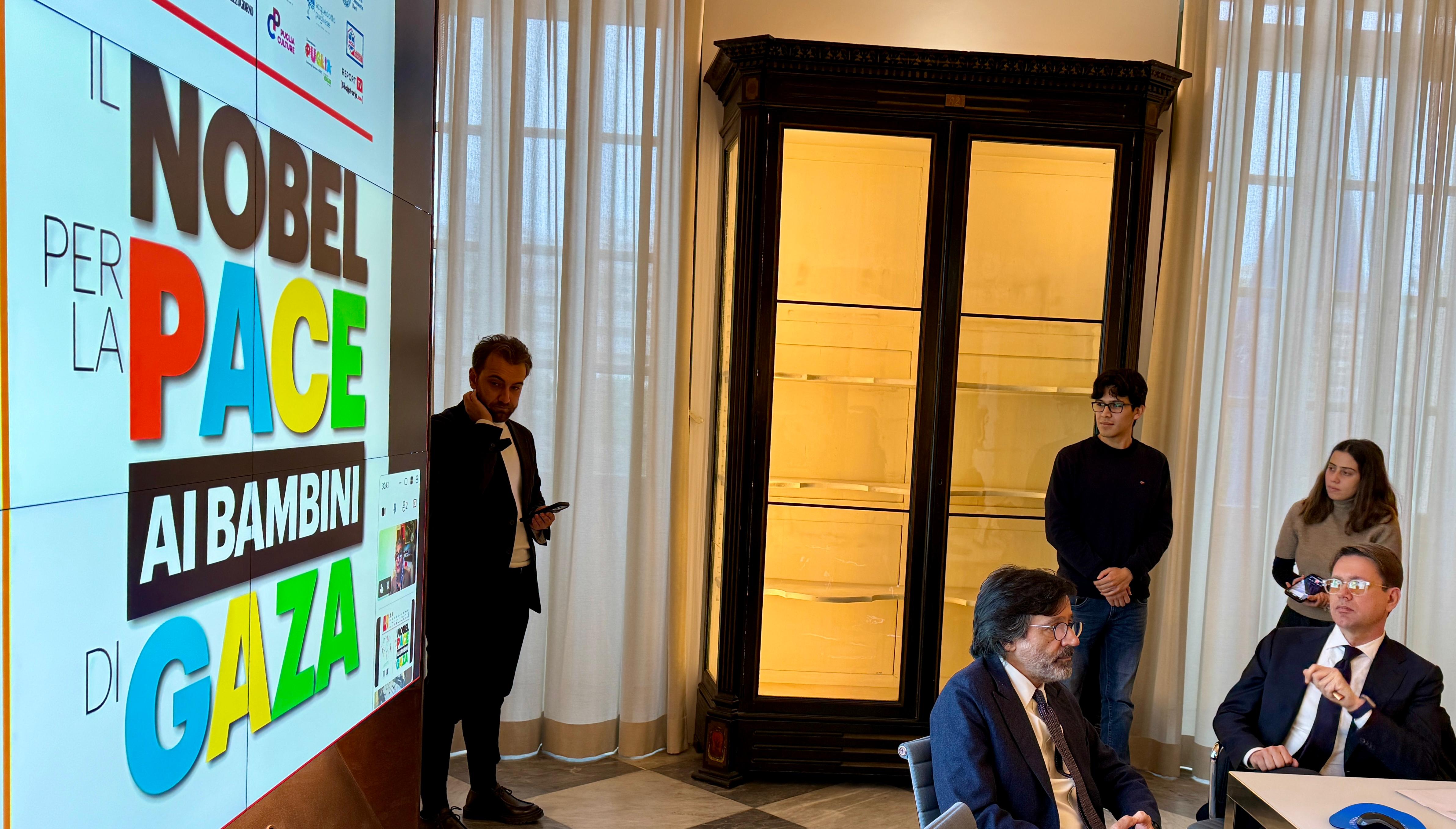 Galleria Premio Nobel per la Pace ai bambini di Gaza, la Regione Puglia supporta la candidatura.  L’assessore Casili: ”Iniziativa simbolica per continuare a denunciare violenze e garantire diritto all’infanzia” - Diapositiva 4 di 4